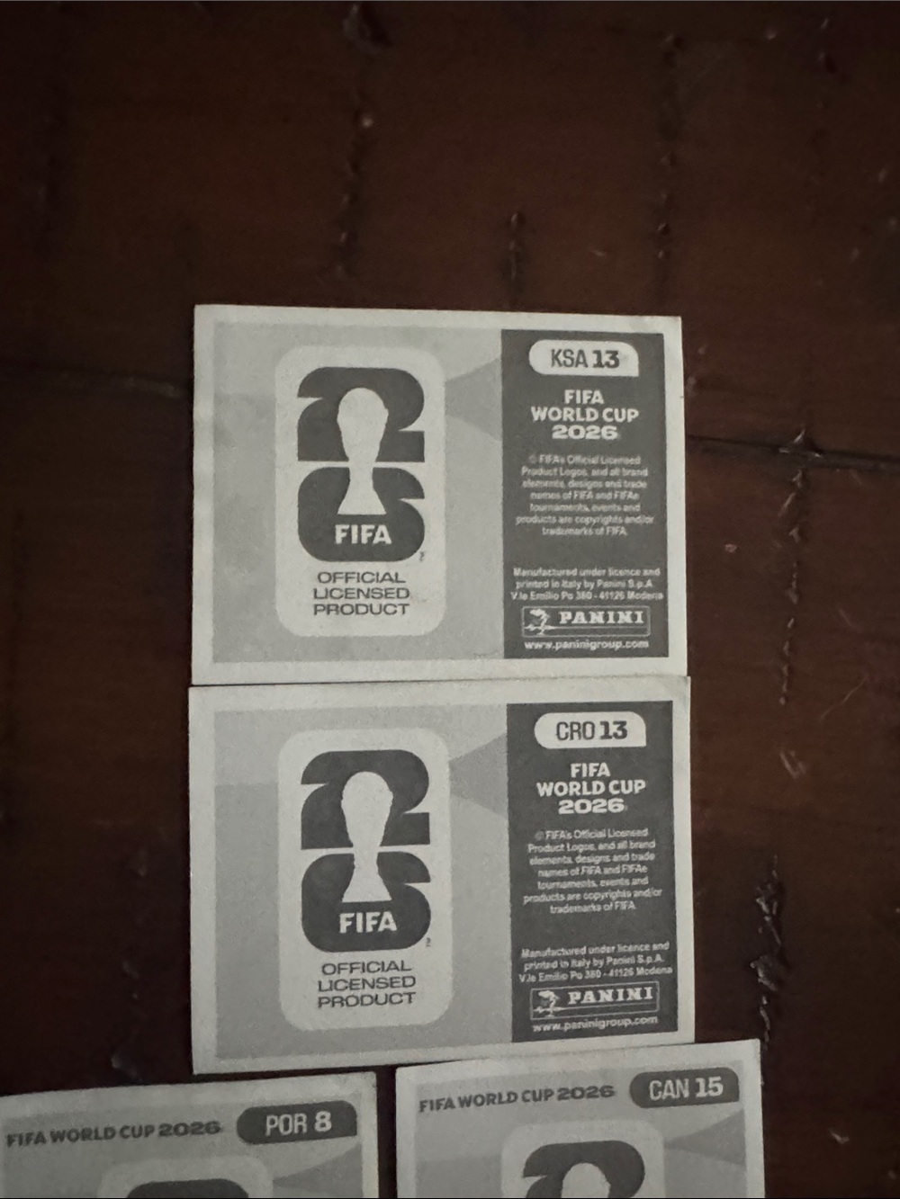 Panini FIFA Sticker Pack Set - White Labels - Picture 3 of 3